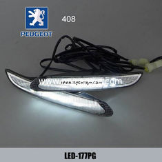 China Peugeot 408 DRL LED Daytime Running Lights car front driving daylight supplier