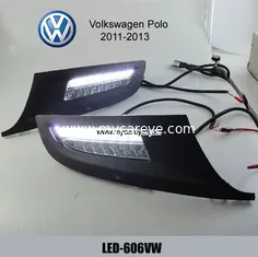 China Volkswagen VW Polo DRL LED Daytime Running Lights Car turn light for sale supplier