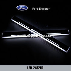 China Ford Explorer auto parts retrofit LED moving lights for car door scuff supplier