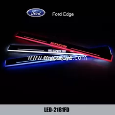 China Ford Edge LED door sill plate light moving door scuff Pedal lights supplier