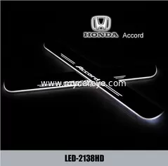China Sell auto accessory LED light car door sill scuff plate for Honda Accord supplier