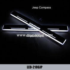 China Jeep Compass Led Moving Door sill Scuff Dynamic Welcome Pedal LED Lights supplier