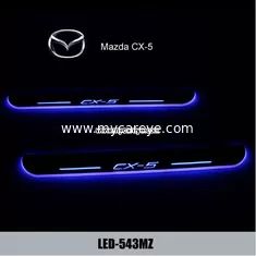 China Mazda CX-5 car side step sill door moving scuff plate LED Lights for sale supplier