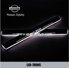 China Nissan Sylphy custom car door welcome LED Lights wholesale auto sill pedal supplier