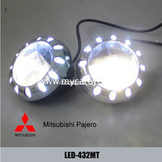 China Mitsubishi Pajero car front fog lamp assembly daytime running lights LED DRL supplier