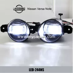 China Nissan Versa Note car fog lamp assembly LED daytime running lights drl supplier