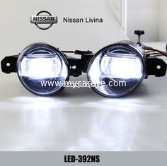 China Nissan Livina car front fog light DRL LED daytime driving lights upgrade supplier
