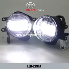 China TOYOTA Vios car front fog light LED daytime running lights DRL upgrade supplier