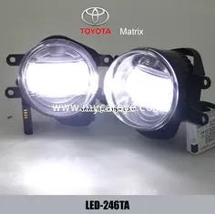 China TOYOTA Matrix car front led fog light replacement DRL driving daylight supplier