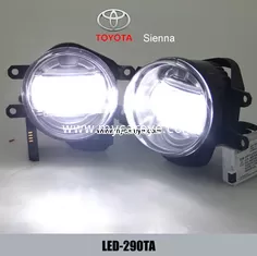 China TOYOTA Sienna car front fog lamp assembly LED daytime running lights DRL supplier