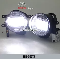 China TOYOTA Aqua front fog lamp assembly LED daytime running lights upgrade supplier