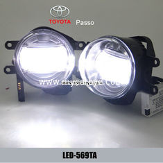 China TOYOTA Passo car front fog lights LED DRL driving daylight kit for sale supplier