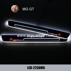 China MG GT Car accessory stainless steel scuff plate door sill plate light LED supplier