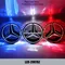 Mercedes-Benz GLK class W204 GLK200 Front Grille logo LED Light Badge Lights supplier