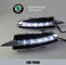 Skoda Octavia DRL LED Daytime Running Light turn light steering for car supplier