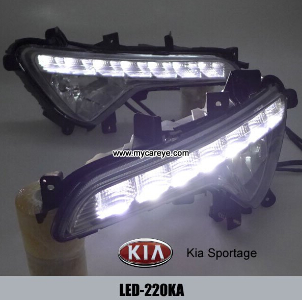 KIA Sportage DRL LED Daytime Running Lights Car front light retrofit