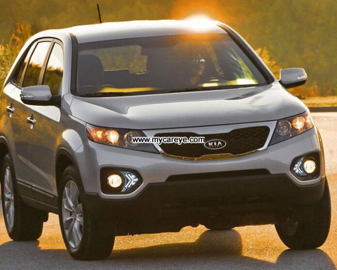 KIA Sorento DRL LED Daytime Running Lights Car front driving daylight