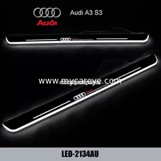 China Audi A3 S3 car Door Sill LED light Scuff Plate protector step cover guards supplier