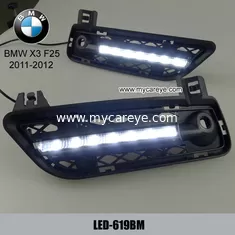 China BMW X3 F25 DRL LED Daytime Running Lights kit autobody parts retrofit supplier