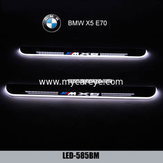 China BMW X5 E70 Car accessory stainless steel scuff plate door sill LED light supplier