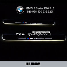 China BMW 3 Series F10 F18 520 528 530 535 523i Car door sill plate LED lights supplier