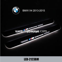 China BMW X4 auto parts retrofit LED moving lights for car door scuff supplier