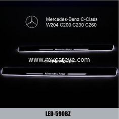 China Mercedes-Benz C-Class W204 C200 C230 C260 Led Moving Door sill Scuff Lights supplier