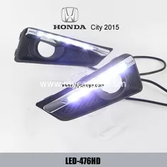 China HONDA City DRL LED driving Lights front fog light kit cover aftermarket supplier