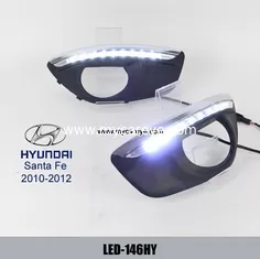 China Hyundai Santa Fe DRL LED Daytime Running Lights autobody light upgrade supplier