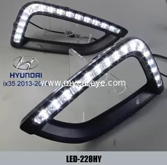 China Hyundai ix35 DRL LED daylight driving Lights car led light manufacturer supplier