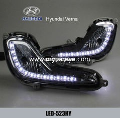 China Hyundai Verna DRL LED Daytime Running Lights autobody light upgrade supplier