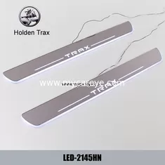 China Holden Trax Car accessory stainless steel scuff plate door sill plate lights LED supplier