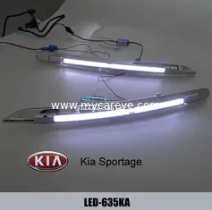 China KIA Sportage DRL LED Daytime Running Light guide automotive light kits supplier