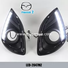 China Mazda 2 DRL LED Daytime Running Lights auto front light aftermarket supplier