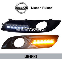 China Nissan Pulsar car DRL LED Daytime Running Lights turn signal indicators supplier