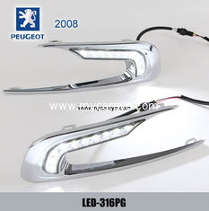 China Peugeot 2008 DRL LED Daytime Running Lights car driving daylight sale supplier