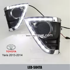 China TOYOTA Yaris 13-14 DRL LED Daytime Running Lights car exterior light supplier