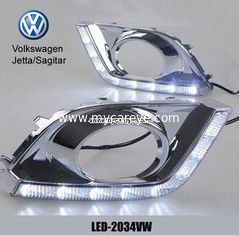 China Volkswagen VW Jetta Sagitar DRL LED Daytime Running Lights car retrofit supplier