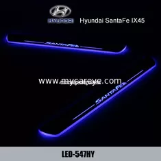 China Hyundai SantaFe IX45 LED light car door sill scuff plate China wholesale supplier
