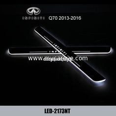 China Infiniti Q70 car logo light in door Water proof pedal LED lights sale supplier