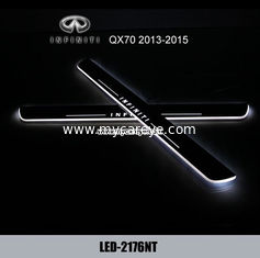 China Infiniti QX70 car door welcome lights LED Moving Door sill Scuff for sale supplier