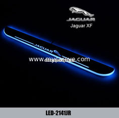 China Jaguar XF LED lights side step car door sill led light pedal scuff supplier