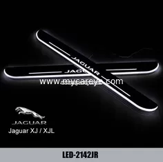 China Jaguar XJ LED LED DOOR SCUFF Sill Plate Side Step Pedal Lights supplier