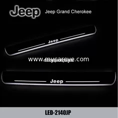 China Jeep Grand Cherokee Scuff Plate LED Light Bar Car Door Scuff Plate supplier