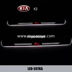 China Kia K3 car led door courtesy logo lights auto Welcome Pedal for sale supplier