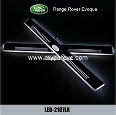 China Range Rover Evoque LED lights side step car pedal scuff door sill led light supplier