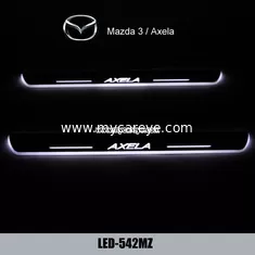 China Mazda 3 Axela custom car door welcome LED lights auto light sill pedal supplier