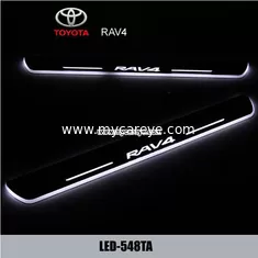 China Toyota RAV4 car door welcome lights LED Moving Door sill Scuff for sale supplier