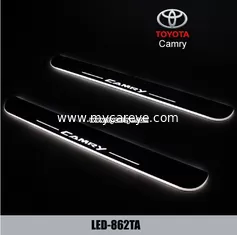 China Toyota Camry car accessory upgrade LED lights auto door sill scuff plate supplier