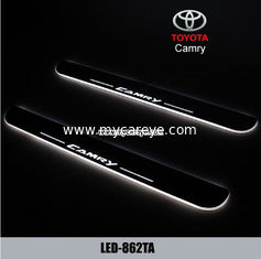 China Toyota Camry car accessory upgrade LED lights auto door sill scuff plate supplier